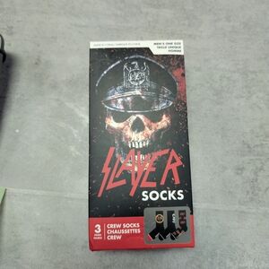 Slayer Socks 3-Pack Gift Set New In Box Fits Mens Shoe Size 7-12